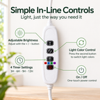 ClearGro Adjustable LED Growing Light