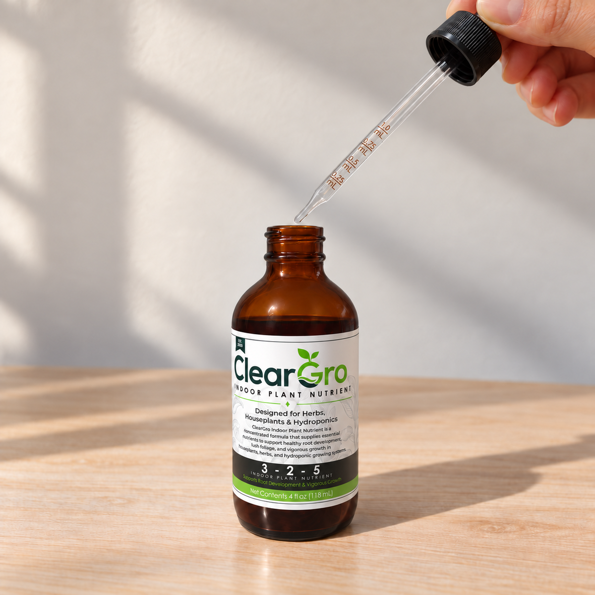 ClearGro Hydroponic Plant Nutrient – 4 fl oz