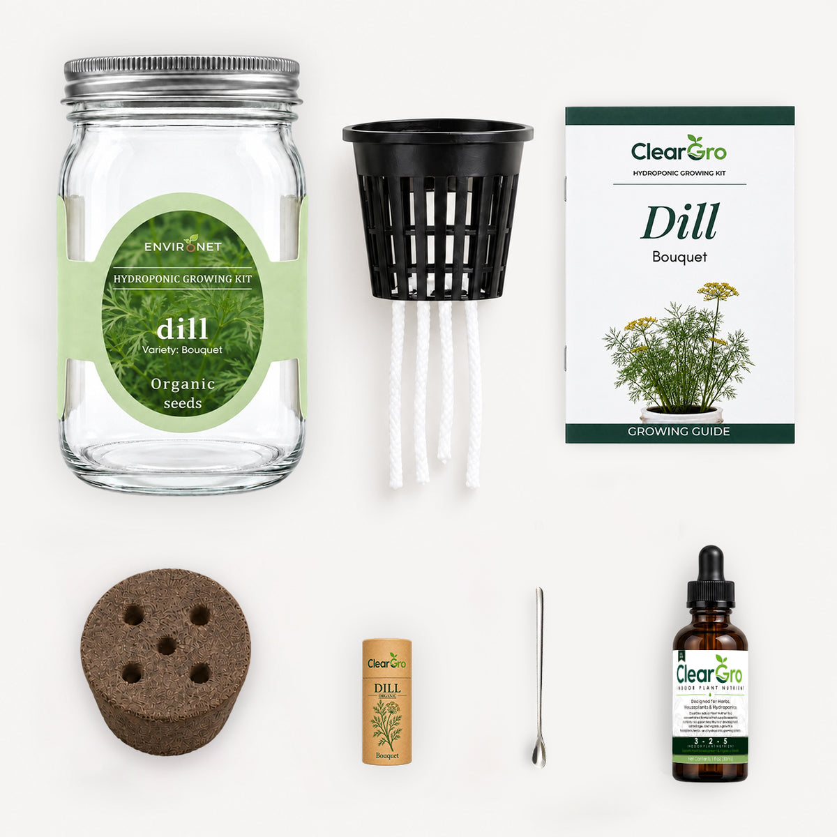 Dill - Bouquet Hydroponic Kit (Organic Seeds)