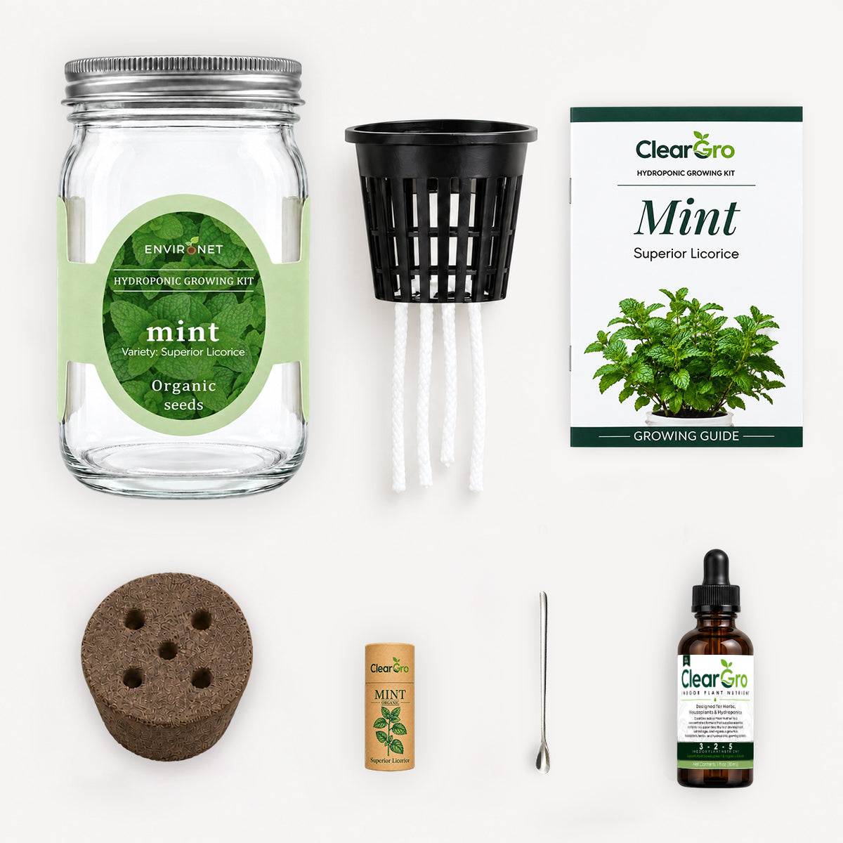 Mint - Superior Licorice Hydroponic Kit (Organic Seeds)