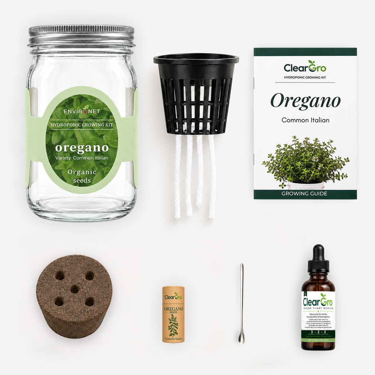 Oregano - Common Italian Hydroponic Kit (Organic Seeds)
