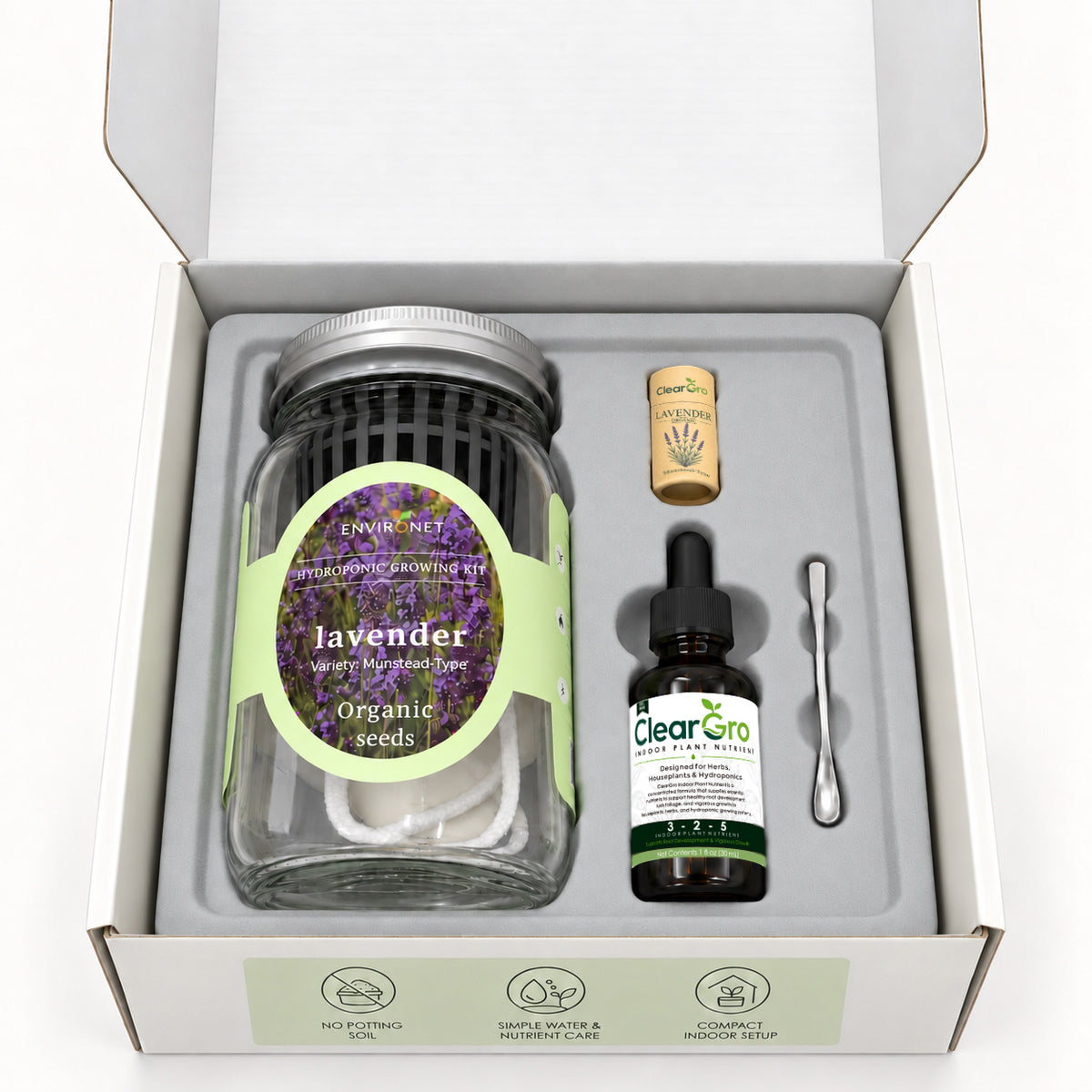 Lavender - Munstead-Type Hydroponic Kit (Organic Seeds)