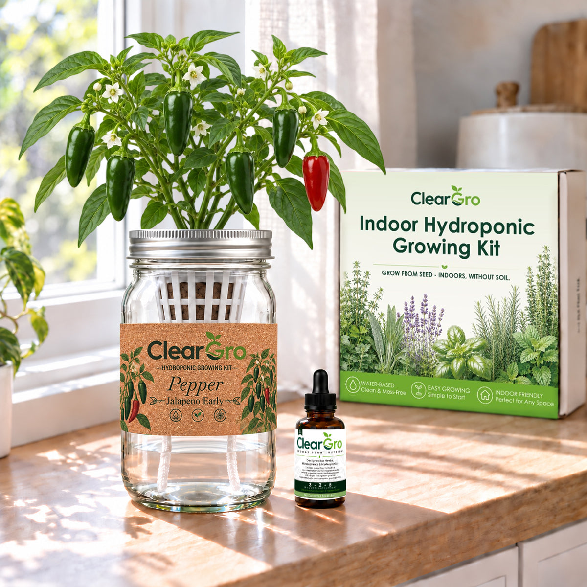 Pepper - Jalapeno Early Hydroponic Kit